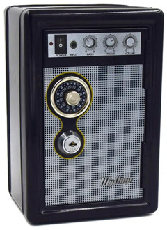 Household Security Money Box Mini Safes Bank Vintage ATM Password Coin Box Automatic Deposit Money Saving Box for Children Gifts