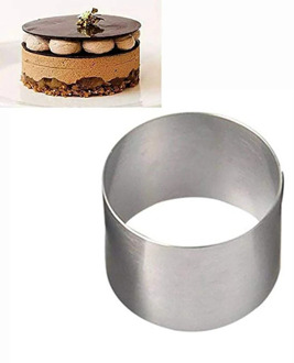 Household Stainless Steel Mousse Cake Ring DIY Round Cake Baking Mold Kitchen Bakeware