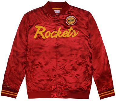 Houston Rockets Heren Satijnen Bomberjack Rood