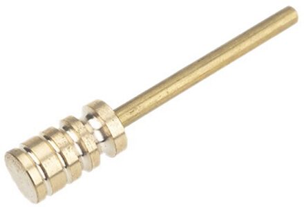 Hout Brandende Tip Lederen Burnisher Metalen Lederen Gelikter Burnishing Tool Rand Trimmen Burnisher Creaser Hoofd gouden