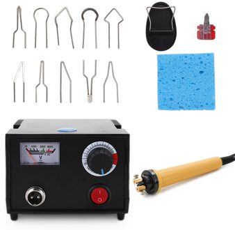 Hout Brander Verstelbare Temperatuur Digital Display Pyrography Dual Pen Brandende Machine Kalebas Hout Ambachten Tool Met Lasdraad UK
