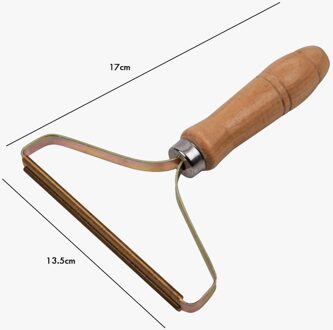 Hout Houten Handvat Schraper Trui Om De Bal Winter Kleding Borstel Thuis Handleiding Pluche Kleding Ontharing Machine