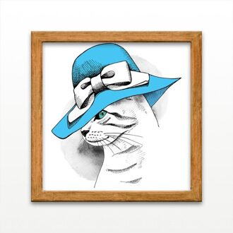 Hout Ingelijst Tafel 34X34 Cm. 476888972