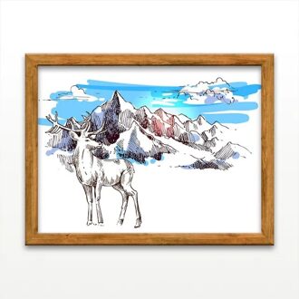 Hout Ingelijst Tafel 34X44 Cm. 476888762