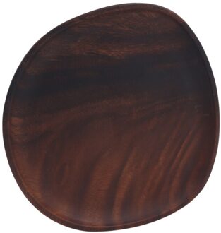 Hout Onregelmatige Ovale Massief Houten Pan Plaat Fruit Gerechten Schotel Thee Dienblad Dessert Diner Plaat Servies stijl 2