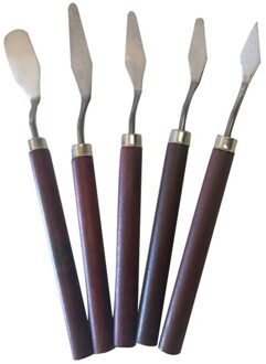 Hout Paletmes Schilderen Gereedschap, Rvs Olieverf Mengen Schraper U4LD