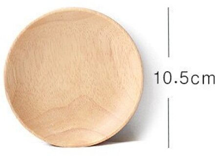 Hout Pan Plaat Voor Voedsel Servies Houten Fruit Lade Gerechten Dessert Diner Brood Houten Plaat Japanse Rubber