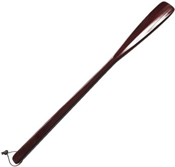 Hout Schoenlepel Lange Handvat Houten Reizen Schoenlepel Met Er 21 Inch bruin