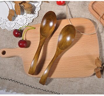 Hout Soep Lepels Voor Eten Mengen Roeren Koken, Lange Steel Lepel Keuken Pap Soep Koken Gebruiksvoorwerpen