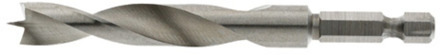 Hout Spiraalboor D. 10,0X100Mm Met 1/4" Zeskant Aansluiting - 781949