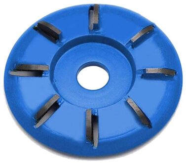 Hout Turbo Carving Disc (Curve, Blauw) in 8 Tanden Hoek Grinder Disc Frees Tool Voor Haakse Slijpmachines Gehechtheid