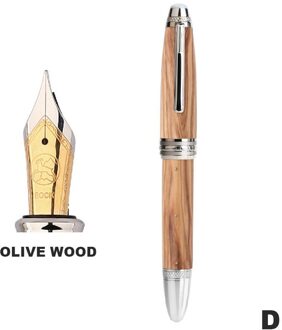 Hout Vulpen M1000 Klinknagel Top Kraal Nib Calligraph Bock Business Student Sandelhout Schrijven Vulpen Z8R1