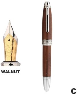 Hout Vulpen M1000 Klinknagel Top Kraal Nib Calligraph Bock Business Student Sandelhout Schrijven Vulpen Z8R1