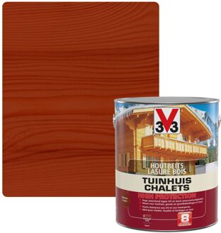 Houtbeits Tuinhuis High Protection Mahonie Zijdeglans 2,5l