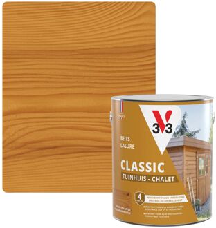 Houtbeits Tuinhuis Noorse Den Zijdeglans 2,5l