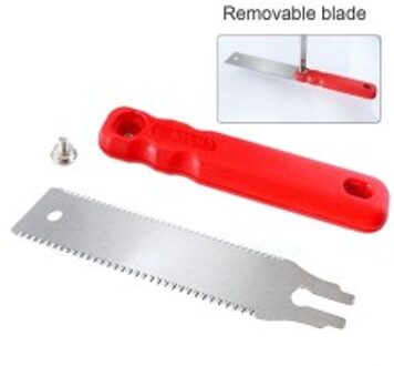 Houtbewerking Dubbele Kanten 65mn Staal Handzaag Tenon 3-Edge Tand Snijden Plastic