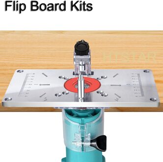 Houtbewerking Graveermachine Flip Boord Tafel Plaat Trimmen Machine Insert Plaat Board Houtbewerking Bench Gereedschap Met Liniaal