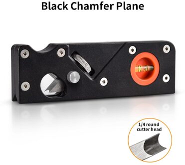 Houtbewerking Hand Schouder Vliegtuig Met Metalen-Gipsplaat Rand Schaven Quick Edge Trimmen Houten Beitel Vliegtuig Gereedschap zwart zonder Backer