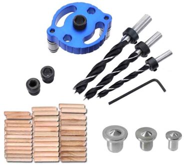 Houtbewerking Straight Hole Boor Locator Set Boor Gids Boor Locator Houtbewerking Tool Puncher, 6/8/10Mm Boor