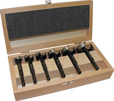 Houtboorset | 6-delig | d. 20,25,30,35,40,50 mm | 1 stuk - 031BS0006K 031BS0006K