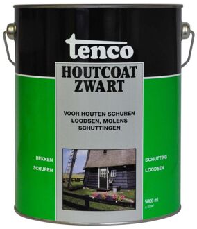 Houtcoating Zwart - 5 liter