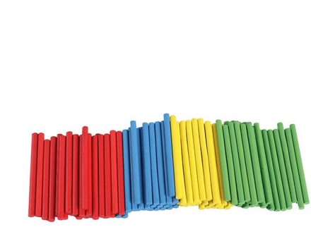 Houten 100 Count Stick Digitale Stok Kinderen Educatief Cognitieve Vroege Jeugd Educatief Speelgoed