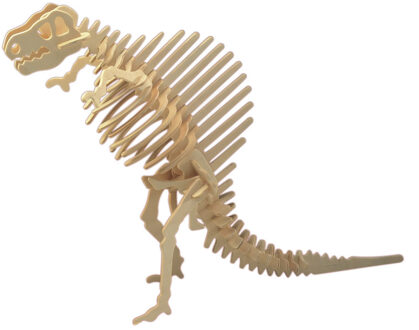 Houten 3D puzzel spinosaurus dinosaurus 23 cm