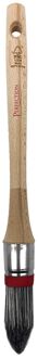 Houten Aflijnkwast Voor Solventverven 25mm