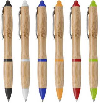 Houten Balpen met Kleur