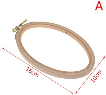 Houten Bamboe Borduurwerk Frame Ovale Borduren Hoop Ring Kruissteek Machine Diy Needlecraft Huishoudelijke Naaien Gereedschap