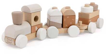 houten blokken trein