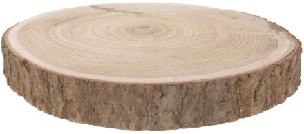 Houten Boomstamplaat 34 Cm