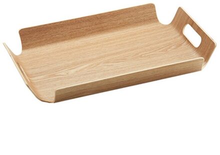 Houten Brood Lade Vierkante Cake Dessert Serveerschaal Draagbare Keuken Gebruiksvoorwerp stijl 1