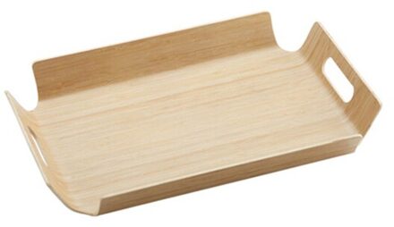 Houten Brood Lade Vierkante Cake Dessert Serveerschaal Draagbare Keuken Gebruiksvoorwerp stijl 2