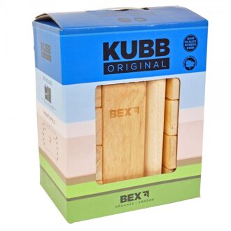 houten buitenspel Kubb - Rubberhout Beige