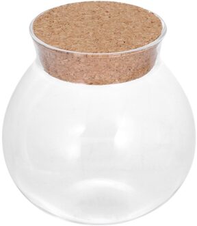 Houten Deksel Glas Luchtdicht Bus Keuken Opslag Flessen Jar Voedsel Container Korrels Thee Koffiebonen Granen Snoep Potten Containers