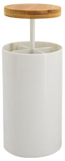 Houten Draagbare Tandenstoker Houder Keuken Accessoires Creatieve Push-type Restaurant Home Opbergdoos Wattenstaafje Dozen