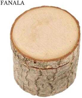 Houten Engagement Ring Opbergdoos Bruiloft Sieraden Als foto Accessoire Houder wooden ring doos 6