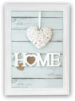 Houten fotolijst vintage wit geschikt voor een foto van 10 x 15 cm - Fotolijsten