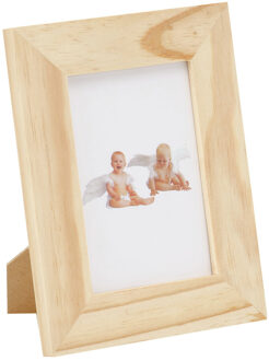 Houten fotolijsten/fotolijstjes 13 x 17 cm DIY hobby/knutselmateriaal - Fotolijst/fotolijstje/fotoframe - Knutselen