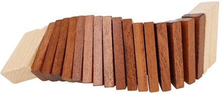 Houten Getande Hout, 1 Houten Getande Rij Kinderen Slaginstrument G99D