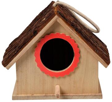 Houten Grote Vogel Huis Hout Houten Opknoping Staande Vogelhuisje Outdoor Tuin Decor Nest Huis Vogel