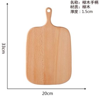 Houten Hakblokken Beuken Walnoot Pizza Brood Fruit Kaas Hangable Snijplank Duurzaam Antislip Keuken Gereedschap Accessoires groot beech