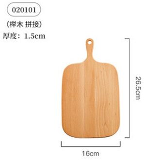 Houten Hakblokken Beuken Walnoot Pizza Brood Fruit Kaas Hangable Snijplank Duurzaam Antislip Keuken Gereedschap Accessoires klein beech