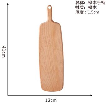 Houten Hakblokken Beuken Walnoot Pizza Brood Fruit Kaas Hangable Snijplank Duurzaam Antislip Keuken Gereedschap Accessoires lang beech