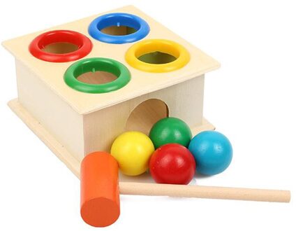 Houten Hamer Speelgoed, Stampende Doos Speelgoed Voor Een Jaar Oude Presenteert, Peuter Jongen Game Speelgoed