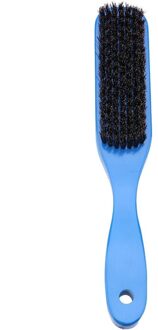 Houten Handvat Borstel Hard Varkenshaar Kammen Voor Mannen Vrouwen Kappers Haar Baby Styling Baard Kam Borstel blauw