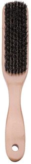 Houten Handvat Borstel Hard Varkenshaar Kammen Voor Mannen Vrouwen Kappers Haar Baby Styling Baard Kam Borstel geel