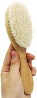Houten Handvat Kappers Soft Fiber Borstel Barber Neck Duster Reiniging Verwijder Borstel Haar Styling Tools