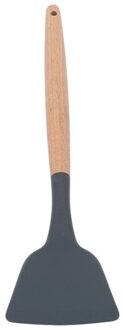 Houten Handvat Siliconen Keukengerei Schop Lepel Spatel Borstel Schop Vergiet Keuken Tool shovel
